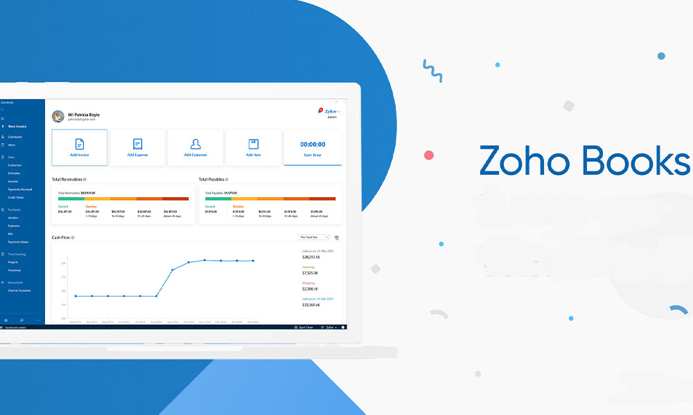 نرم افزار حسابداری ویندوز: Zoho Books